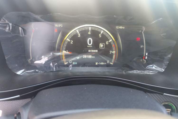 Used GAC Trumpchi GS3 2021 POWER 270T Automatic Luxury Edition Odometer Close Up