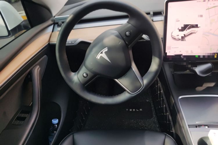 Used Tesla Model Y 2021 Standard Range Rear-Wheel Drive Version Steering Wheel