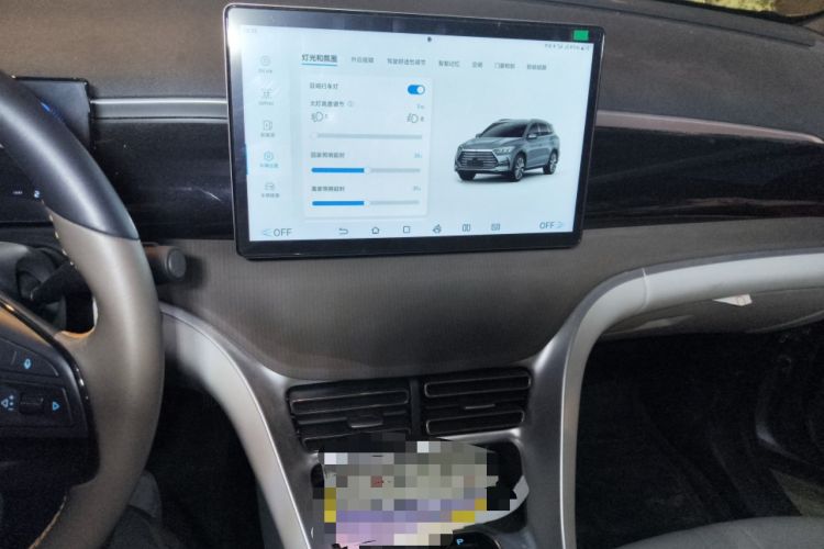 Used BYD Song Pro New Energy 2022 DM-i 110km Flagship Model Audio And AC Panel