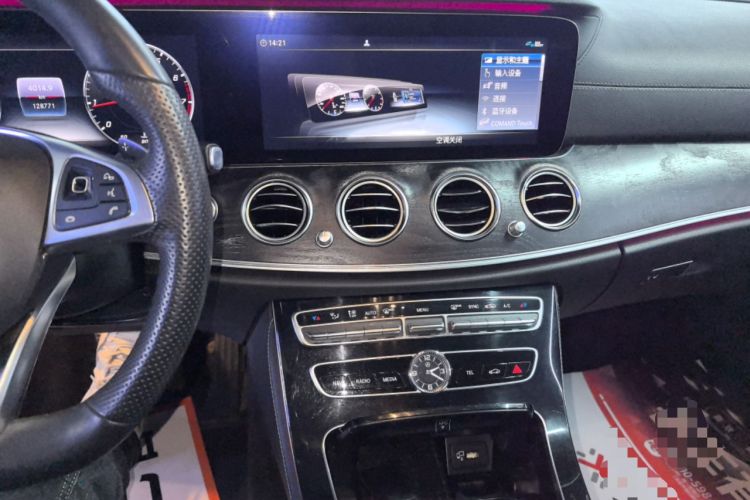 Used Mercedes-Benz E-Class 2016 E 300 L Sporty and Stylish Model Audio And AC Panel