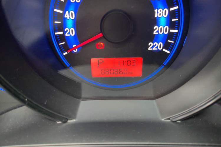 Used Honda Fit 2018 1.5L CVT Comfort Version Odometer Close Up