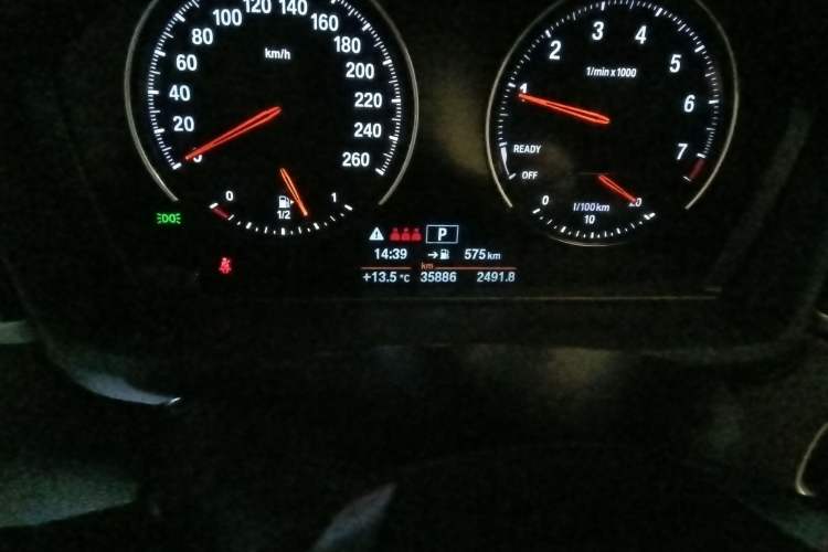 Used BMW X2 2020 sDrive20i M Sport Package Odometer Close Up