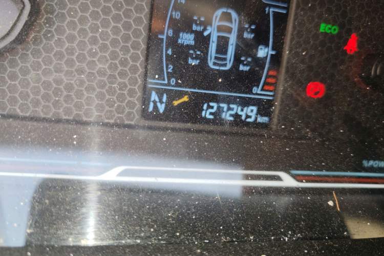 Used Chery New Energy Tiggo 3xe 2018 400 Comfort Edition Odometer Close Up