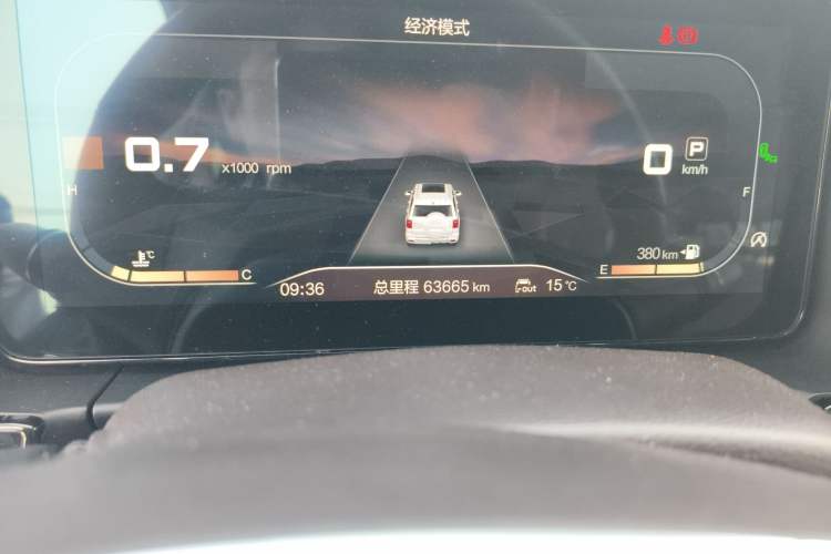 Used BAIC Off-Road BJ60 2022 2.0T Version 11 Five Seats Odometer Close Up