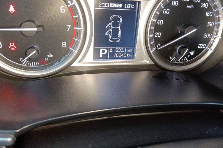 Used Suzuki Vitara 2016 1.4T Automatic 4x4 Flagship Model Odometer Close Up