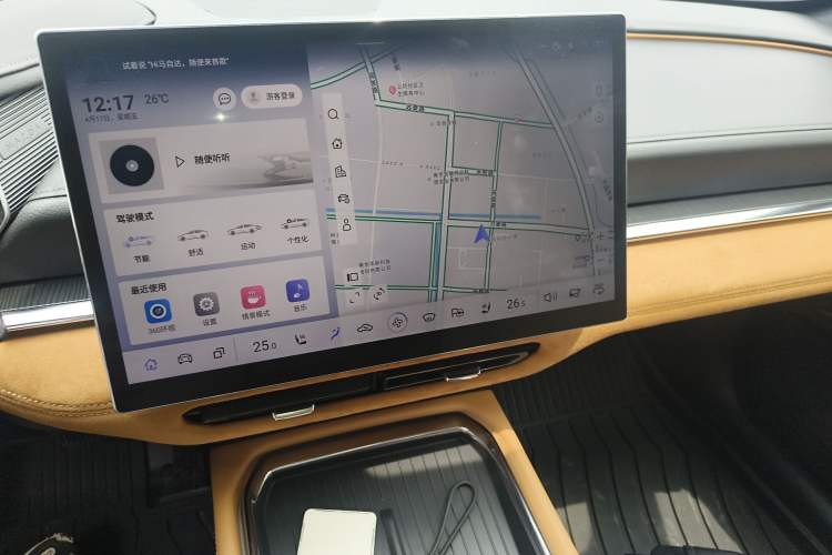 Used Mazda EZ-6 2024 Pure Electric 600 ZhiZun Edition Audio And AC Panel