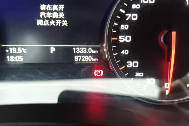 Used Audi A7 2018 40 TFSI Ambition Edition Odometer Close Up