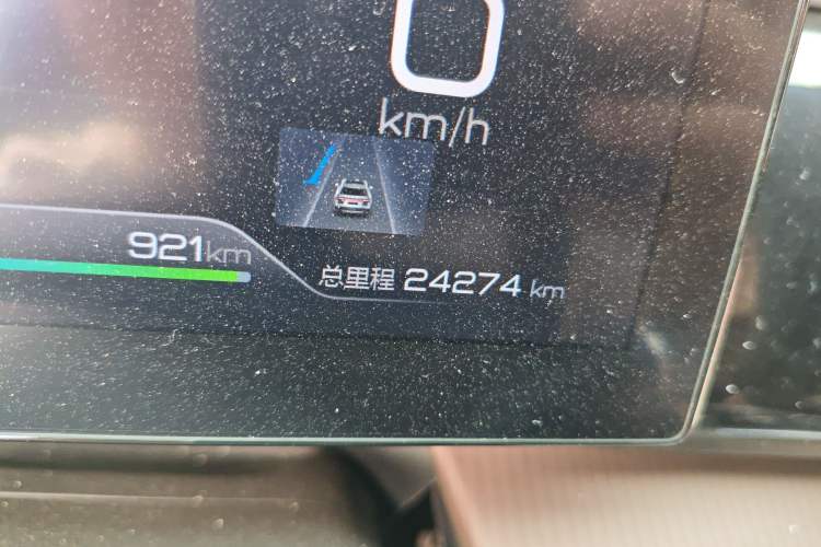 Used BYD Song Pro New Energy 2022 DM-i 110km Flagship Pro Model Odometer Close Up