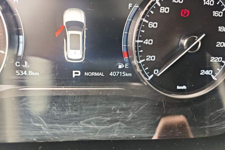 Used GAC Trumpchi GS5 2021 Advanced Model 270T Tech Smart Edition Odometer Close Up