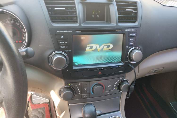 Used Toyota Highlander 2009 3.5L 4x4 7-Seater Elite Edition Audio And AC Panel