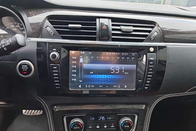 Used Zotye T600 2015 2.0T DCT Prestige Edition Audio And AC Panel