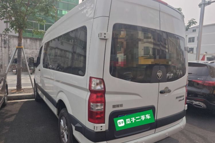 Used Foton Toano 2024 Small Passenger Comfort Version Cummins 2.8T Manual Transmission Long Wheelbase Mid-Roof Design Rear Single Tire 9-Seater