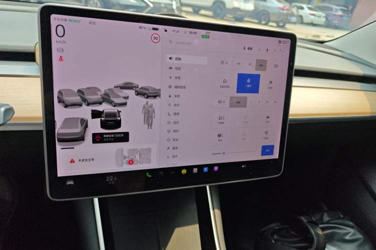 Used Tesla Model 3 2020 Standard Range Rear-Wheel Drive Upgraded Version Audio And AC Panel