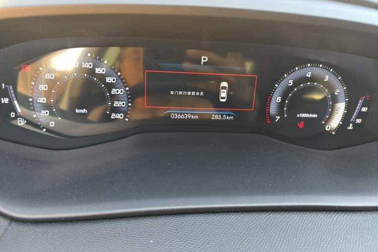 Used Peugeot 408 2022 1.6T Ambition Edition Odometer Close Up