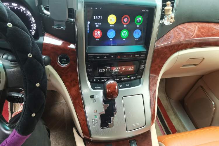 Used Toyota Alphard 2011 3.5L Luxury Edition Audio And AC Panel