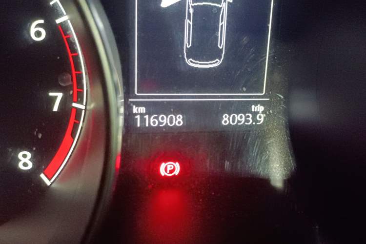 Used Volkswagen Golf Sportsvan 2016 280TSI Automatic Luxury Model Odometer Close Up