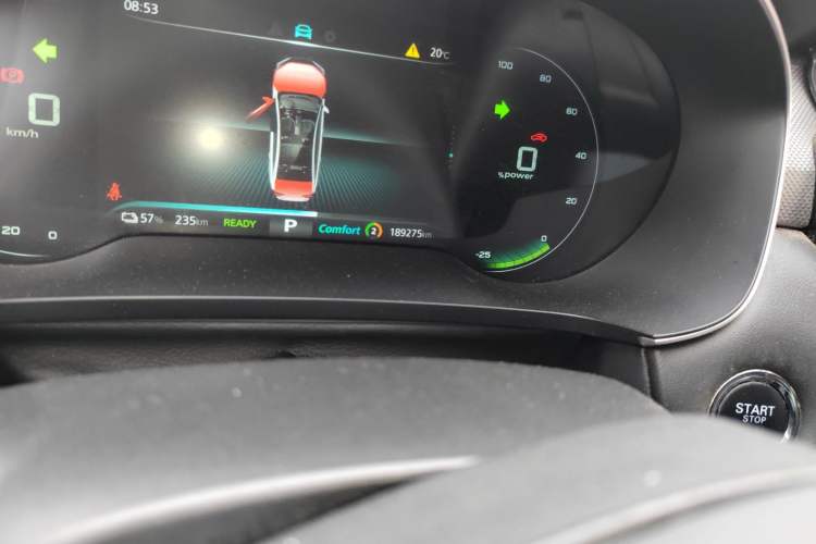 Used Roewe i6 MAX New Energy 2021 EV 500 Skyroof Deluxe Edition Odometer Close Up