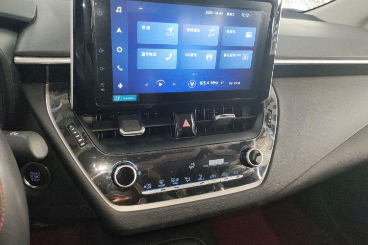 Used Toyota Corolla 2021 1.2T S-CVT Elite Edition Audio And AC Panel