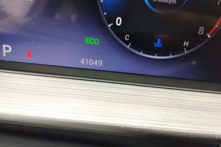 Used Chery Tiggo 7 PLUS 2021 1.5T CVT Prestige Model Odometer Close Up