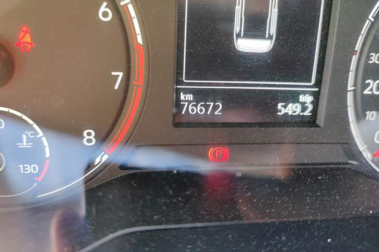 Used Volkswagen T-Cross 2020 280TSI DSG Comfort Edition Odometer Close Up