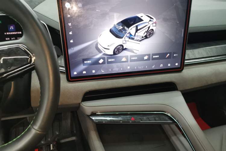 Used Zeekr 001 2023 WE Edition 86 kWh Audio And AC Panel