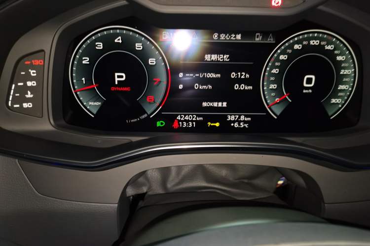 Used Audi A7 2022 55 TFSI quattro Prestige Edition Odometer Close Up