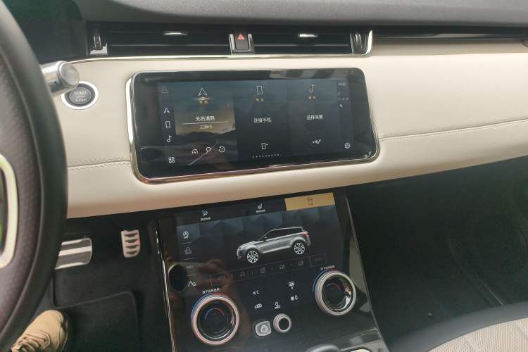 Used Land Rover Range Evoque 2022 Facelifted Aurora L 249 PS R-Dynamic Luxury Edition Audio And AC Panel