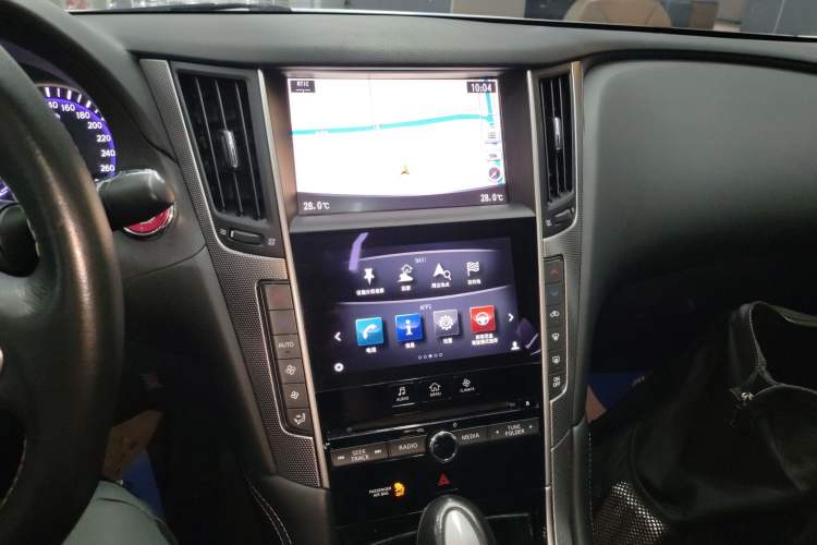 Used Infiniti Q50L 2015 2.0T Enjoyment Edition Audio And AC Panel