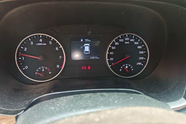 Used Kia KX3 2020 1.5L CVT Trend Edition Odometer Close Up