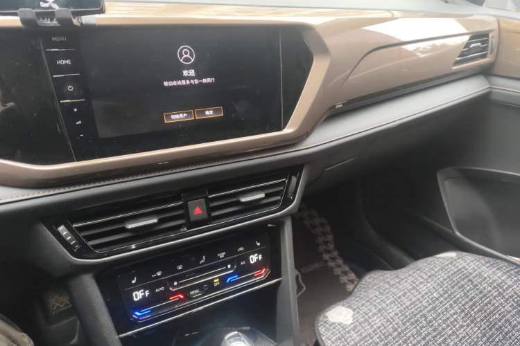 Used Volkswagen Tharu 2020 280TSI Two-Wheel Drive Luxury Plus Version China VI Standard Audio And AC Panel