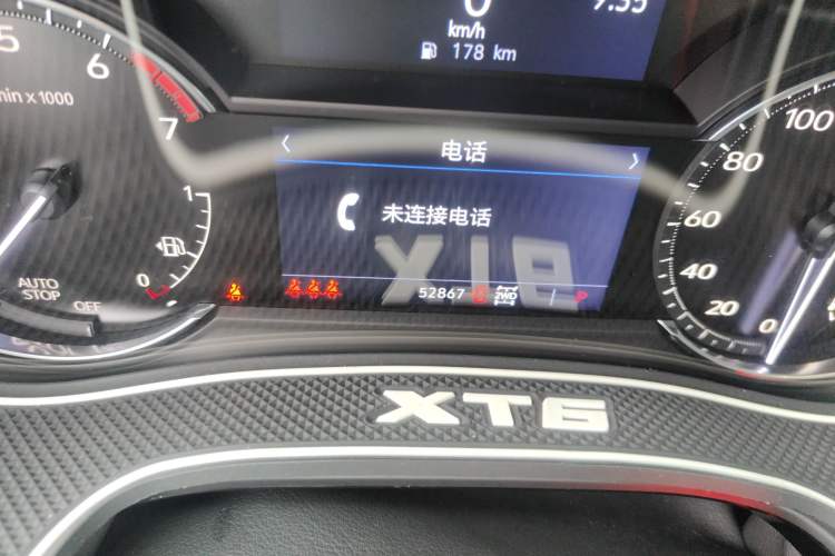 Used Cadillac XT6 2022 2.0T 7-Seater Four-Wheel Drive Luxury Version Odometer Close Up