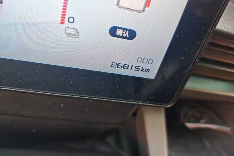 Used Farizon Xingxiang V 2025 Xingxiang V7E Functional Edition, Smart Edition, CATL 50.2kWh Odometer Close Up