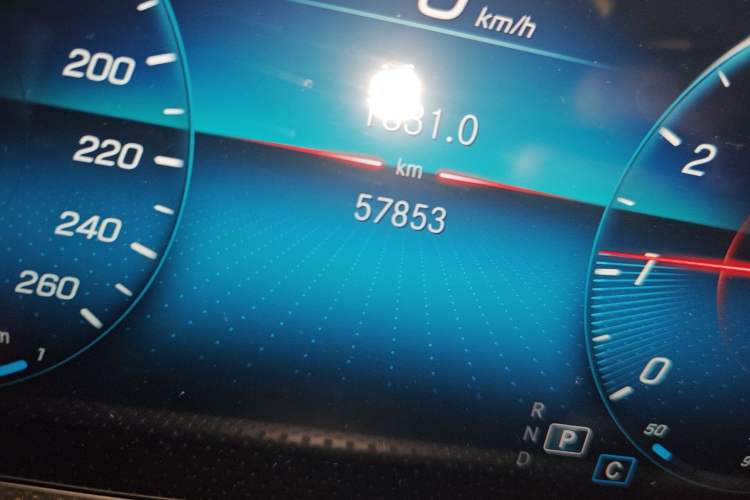 Used Mercedes-Benz CLA 2020 CLA 200 Odometer Close Up