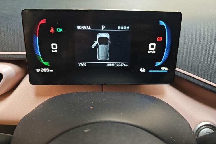 Used BYD Seagull 2023 Free Edition Odometer Close Up
