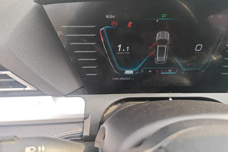 Used BYD Song Pro 2019 1.5T Automatic Elite Edition Odometer Close Up