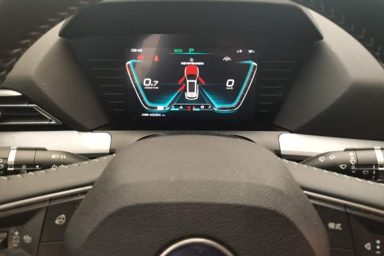 Used BYD Song Pro 2019 1.5T Automatic Prestige Model Odometer Close Up