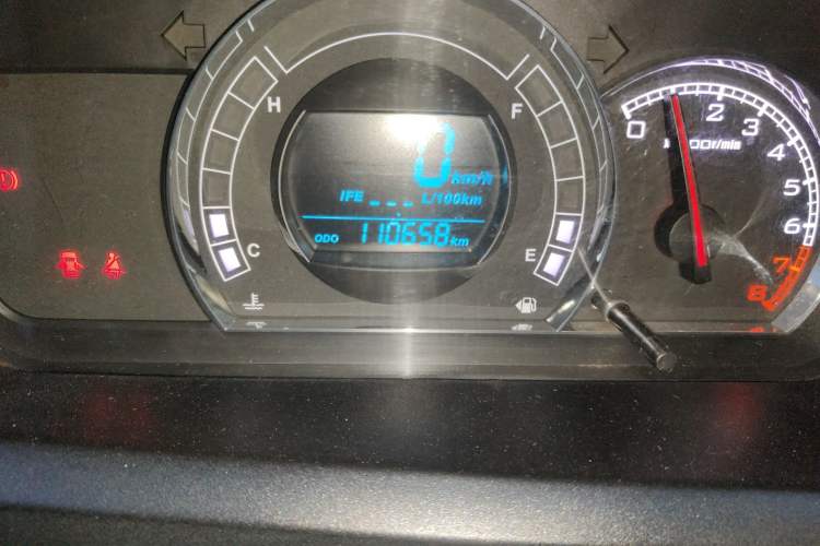 Used Great Wall M4 2012 1.5L Manual Comfort Version Odometer Close Up