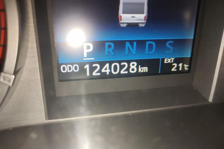 Used Toyota Tundra  Odometer Close Up