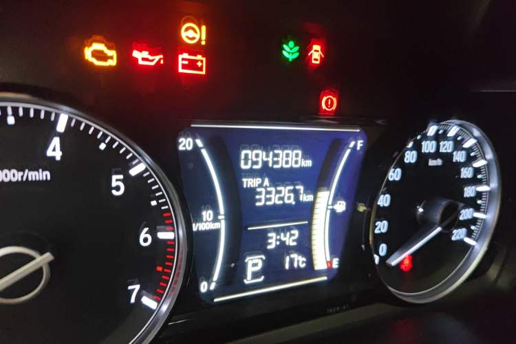 Used Honda Crider 2019 180 Turbo CVT Comfort Version China VI Odometer Close Up