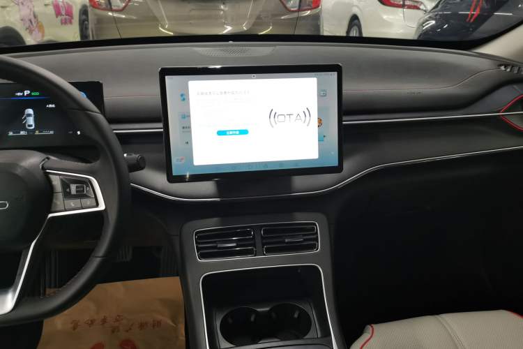 Used BYD Destroyer 05 2023 Champion Edition DM-i 55KM Luxury Model Audio And AC Panel