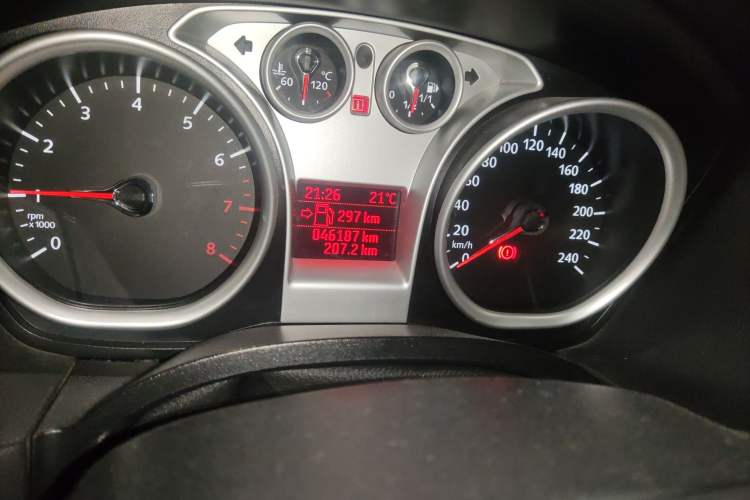 Used Ford Focus 2013 Hatchback Classic 1.8L Manual Millionth Anniversary Edition Odometer Close Up