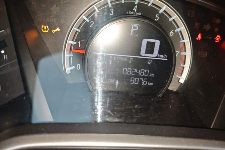 Used Honda CR-V 2019 240TURBO CVT 2WD Comfort Version China VI Emission Standard Odometer Close Up