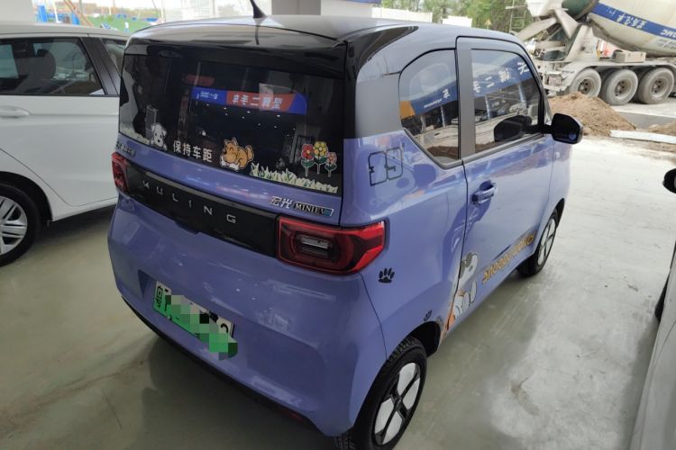 Used Wuling Hongguang MINIEV 2022 Macaron Colorful Edition Lithium-Ion Battery Rear Right 45 Deg