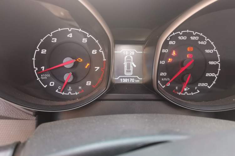 Used Chery Tiggo 5 2014 2.0L Manual Jia Yue Edition Odometer Close Up