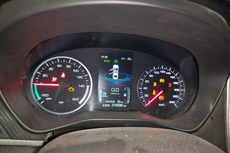 Used BYD Qin New Energy 2017 Qin 1.5T 100 Instrument Cluster