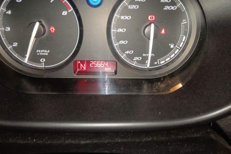 Used MG 3 2013 1.5L AMT Elite Edition Odometer Close Up