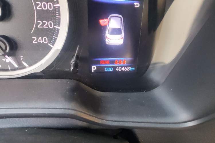 Used Toyota Corolla 2021 1.2T S-CVT Pioneer Edition Odometer Close Up