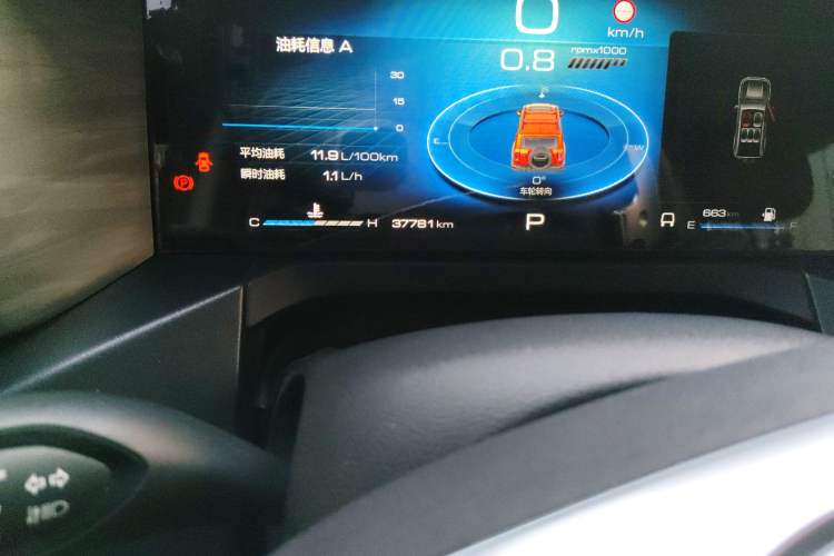 Used Tank 300 2021 Off-Road Edition 2.0T Conqueror Odometer Close Up