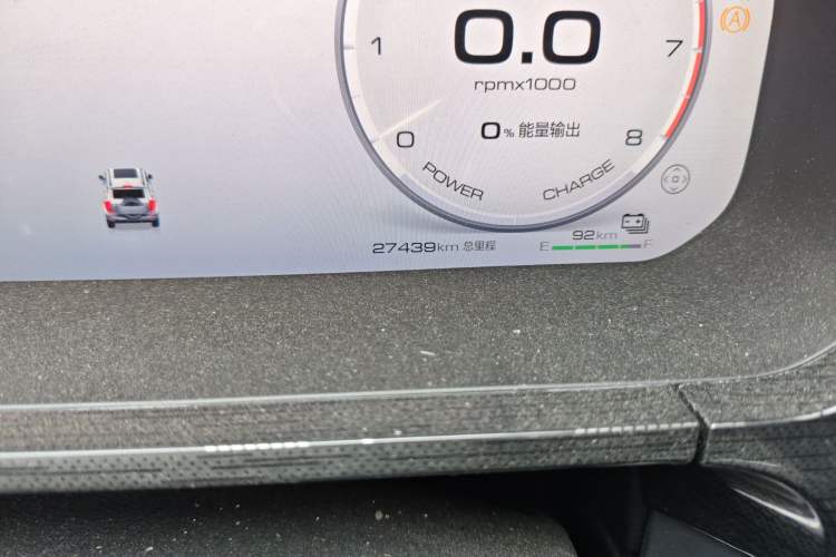 Used Tank 400 New Energy 2023 Hi4-T Super Edition Odometer Close Up