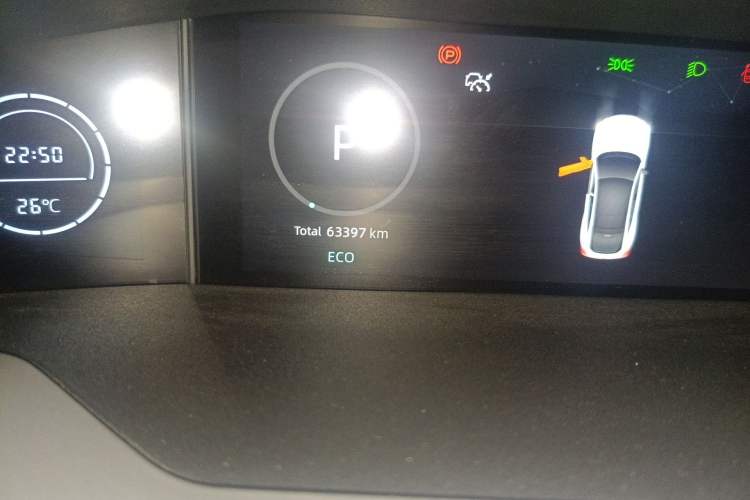 Used CHANGAN UNI-V 2022 1.5T Prestige Version Odometer Close Up